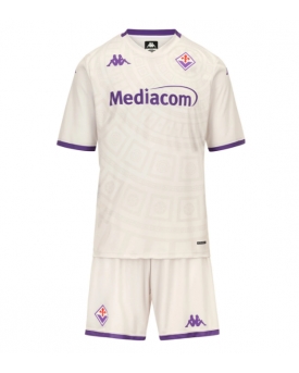Billige Fotballdrakt Fiorentina Replika Bortedraktsett Barn 2025-26 Kortermet (med bukser)